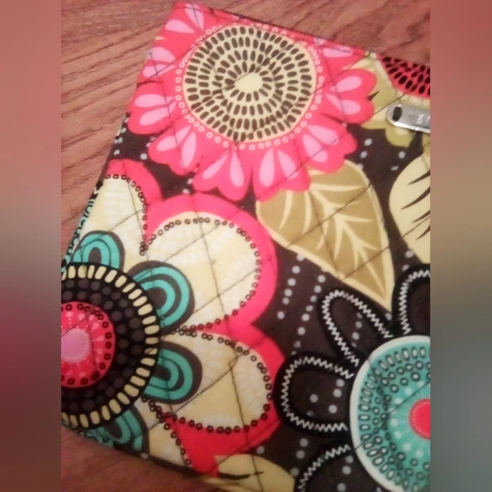 Vera Bradley Quilted Floral Cosmetic Bag
